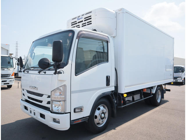 エルフ 冷凍車 中温 フルフラットロー ワイドロング