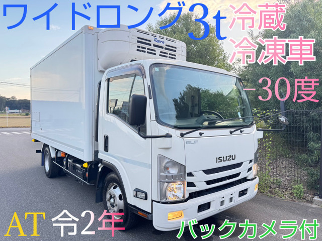 エルフ 冷蔵冷凍車 冷蔵冷凍車 ワイドロング3t