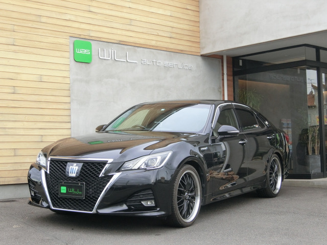 クラウンアスリート ハイブリッド 2.5 S メーカーナビ シートカバー ETC2.0