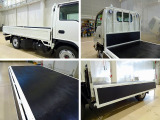 荷台内寸:310&times;162&times;38 三方開 床板張替え リアアオリチェーン2個 鳥居左右LED作業灯2個