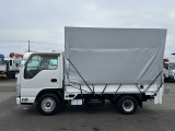 エルフ  平ボディ パワーゲート付き ホロ車 幌車