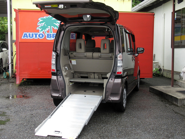 N-BOX+ G Lパッケージ 車いす仕様車 車イス電動固定/ウィンチ/手すり/禁煙車