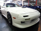 FC3SサバンナRX-7GT-Rターボ後期モデルホワイトカラーフルエアロ&13Bロータリーターボエンジン5MTミッション&マフラーエアクリ車高調他装備充実車が入庫しました