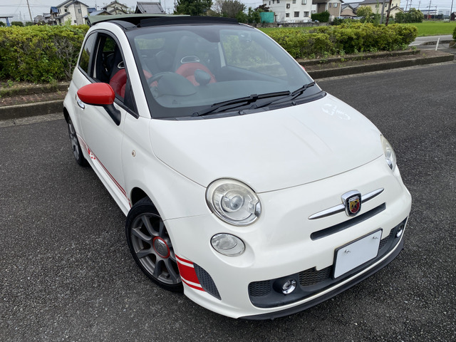 アバルト500C キャンバストップ電動幌★ターボ