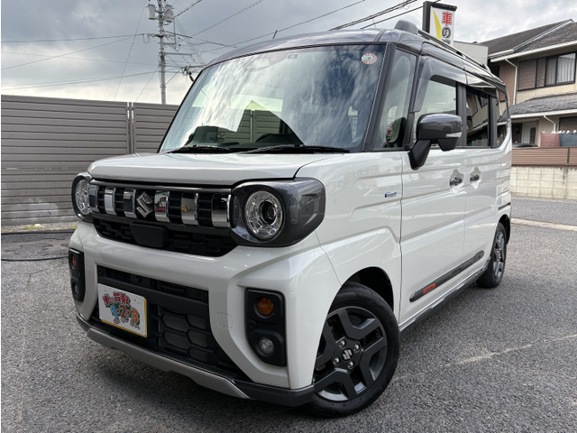 スペーシアカスタム ハイブリッド(HYBRID)  XSターボ 全方位モニター/スズキコネクト