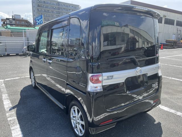 車検長い9年7月30日まで有り⭐️タント⭐️黒⭐️左パワスラ⭐️ナビTV⭐️ETC⭐️千葉市 ダイハツ タントカスタム X 禁煙・ナビ(TV)・パワスラ・チェーン式 の