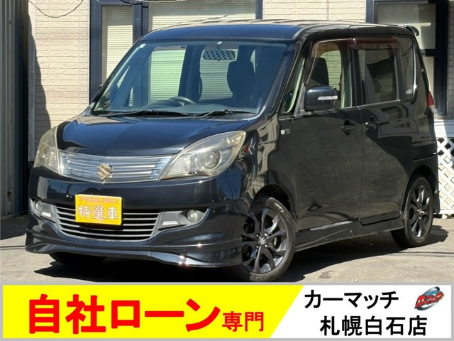 ソリオ  ブラック&ホワイト 4WD 4WD スライドドア スマートキー CVT ABS