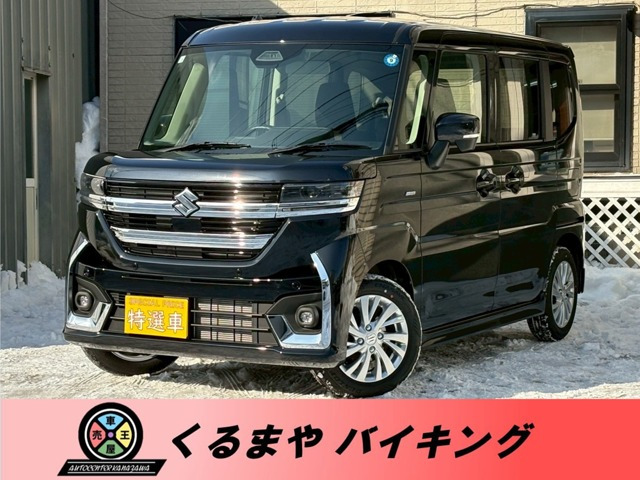 スペーシアカスタム  カスタム ハイブリッド GS 4WD 左側パワースライドドア スマー...