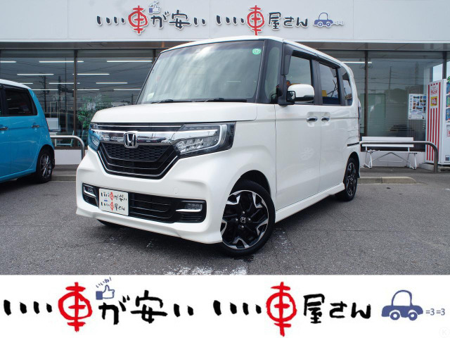 N-BOXカスタム G L ターボ ホンダセンシング 禁煙☆ターボ☆ナビ☆Bカメ☆TV☆ETC