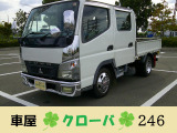 キャンターガッツ 3.0 ダブルキャブ 全低床 DX ディーゼル ワンオーナー車 ディーゼルターボ ETC