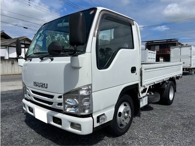 エルフ 10尺平ボディ積載2t木床AT車車検付き