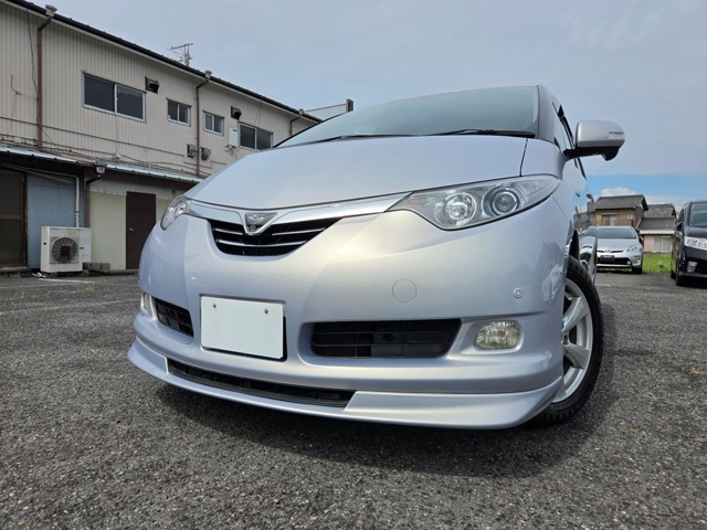 エスティマハイブリッド 2.4 G 4WD ワンオーナー 禁煙車 ナビ TV ETC