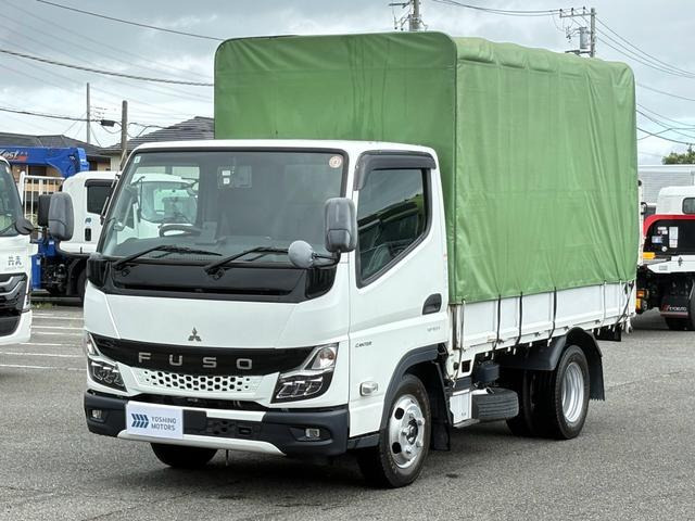 キャンター 幌付き平ボディー ショート 全低床