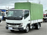 キャンター  幌付き平ボディー ショート 全低床