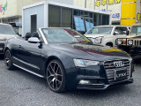S5カブリオレ 3.0 4WD 黒革 V6T オープンカー 禁煙車