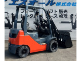 トヨタL&F エンジンフォークリフト 1.68M 0.7t バケット