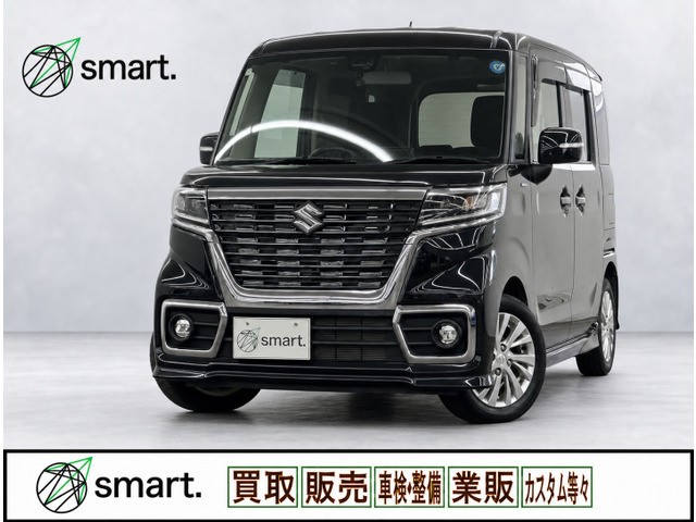 スペーシアカスタム ハイブリッド(HYBRID)  GS 社外ナビ・フルセグTV・片側パワスラ
