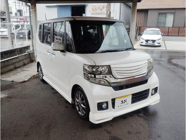 N-BOXカスタム G Lパッケージ 電格ミラー HID スマ-トキ- ABS