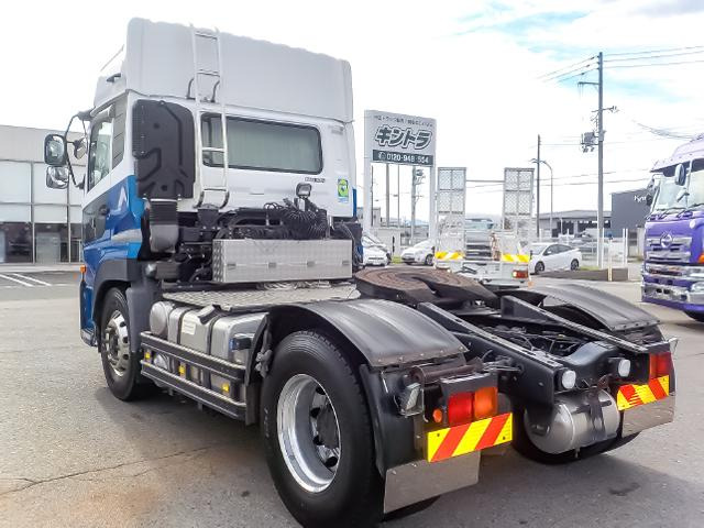 ヒ*デ様 ★積荷付★ＵＤトラックスクオン+５軸重量物運搬トレーラー トラック ト UDトラックス クオン トレーラーヘッド ハイルーフ 第5輪11.5t K5419