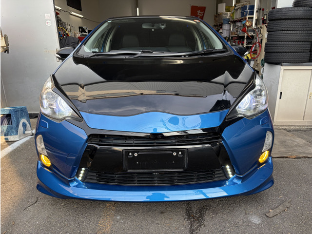 アクア 1.5 G ブラックソフトレザーセレクション ドレスアップ車/ツートンカラー/社...