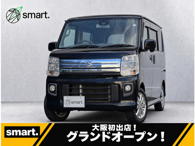 エブリイワゴン PZターボ 新品シートカバー/電動スライド/ナビTV