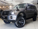 パジェロ 3.0 ロング エクシード 4WD ブレラOGカスタム 新品社外AW ナビ