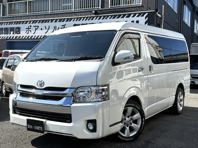 ハイエース 2.7 GL ロング ミドルルーフ ナビ テレビ Bカメラ ETC パワスラ