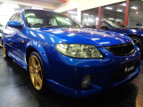 100台限定車MAZDASPEEDファミリア専用スターリーブル―Mカラーフルエアロ&MAZDASPEEDチューンFS-ZEエンジン5MT&専用マフラーEXマニ専用サス他装備充実車が入庫しました
