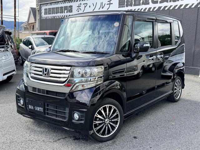 N-BOXカスタム G ターボ SSパッケージ 4WD 純正ナビTV ナビSP ETC Bカメラ