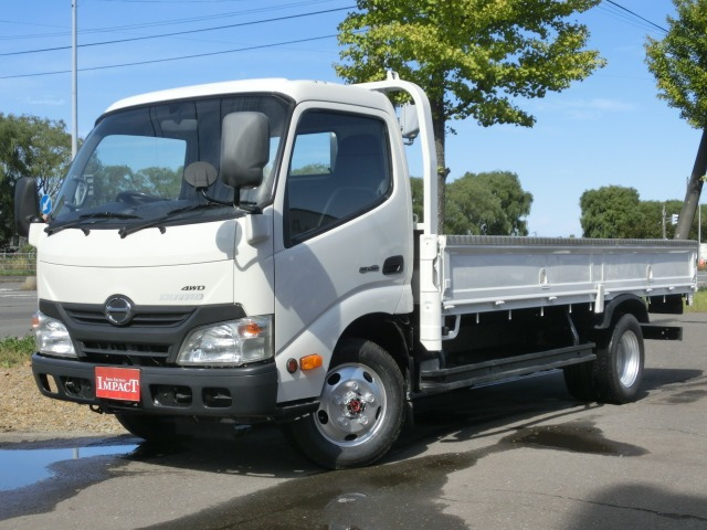 デュトロ 4.0 ロング フルジャストロー ディーゼル 4WD 2t 平ボディ 2WD/4WD切替式