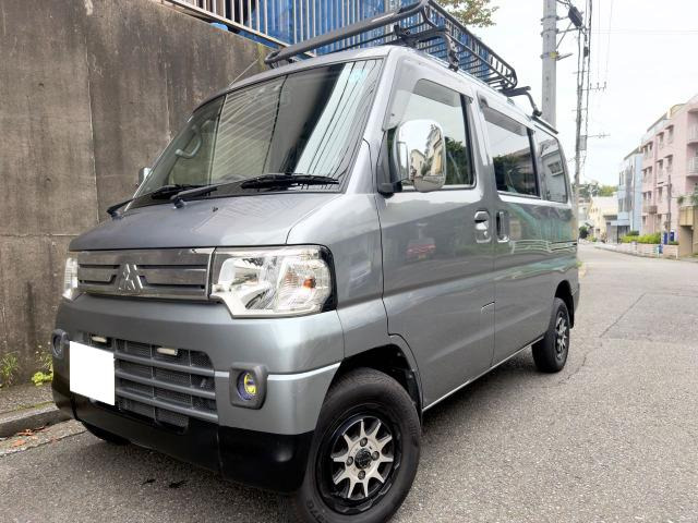 ミニキャブバン ブラボー ターボ ハイルーフ 4WD デジタルミラーモニター 改造多数