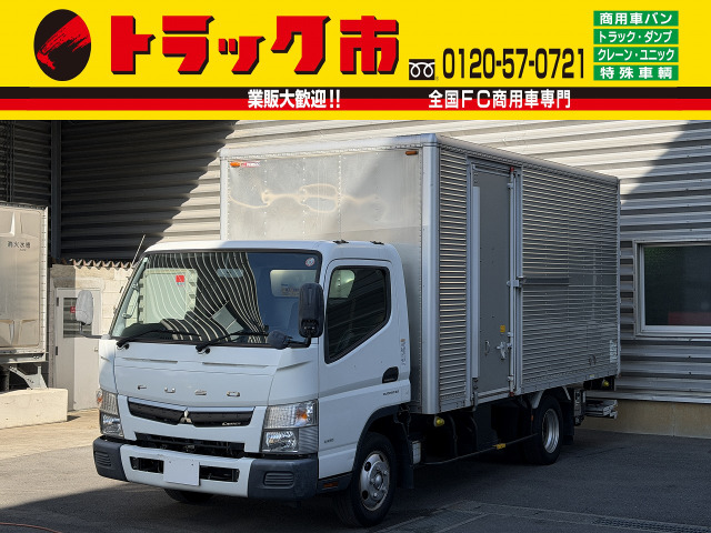 キャンター  2t積・アルミバン・AT・格納ゲート