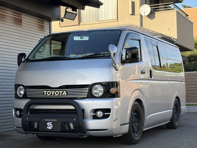 ハイエースバン 2.0 スーパーGL ロング バンパーガード 丸目キット