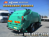 エルフ 塵芥車 極東製プレスパッカー5.3立米連続動作