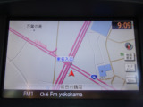 純正HDDナビは8インチタッチパネル。
