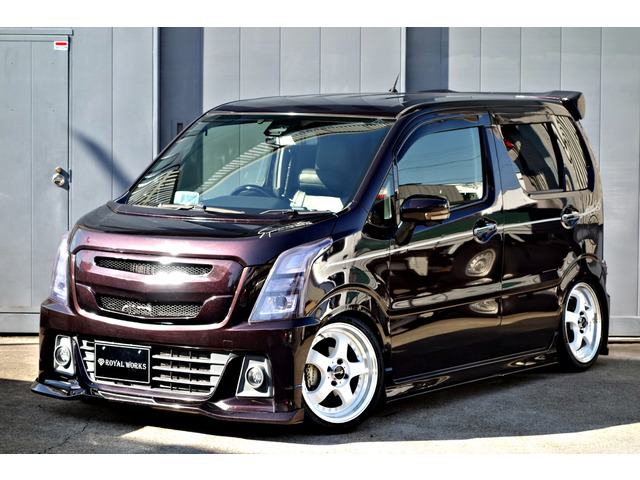 ワゴンRスティングレー ハイブリッド(HYBRID) T 新品ステルスレーシング16インチアルミ