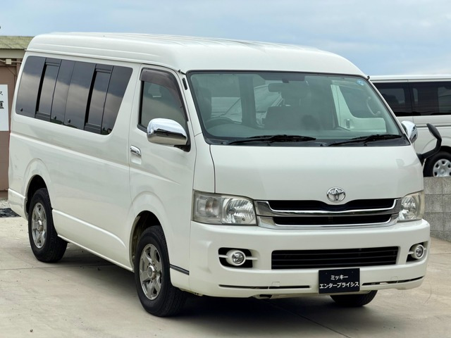 ハイエース 2.7 GL ロング ミドルルーフ 4WD パワースライドドア ETC 電動ミラー
