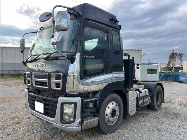 ギガ トレーラーヘッド ダンプPTO積載11.5tナンバー付AT