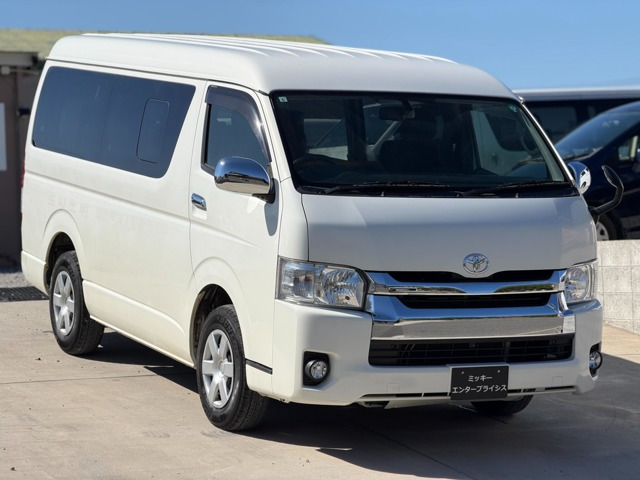 ハイエース 2.7 GL ロング ミドルルーフ 4WD オートサイドステップ パワースライドドア