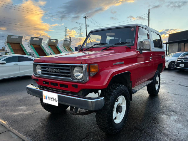 ランドクルーザー70 4.2 ZX FRPトップ ディーゼル 4WD 国産M/Tタイヤ 社外アルミホイ...