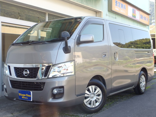 NV350キャラバン 2.0 プレミアムGX ロング ユーザー買取 禁煙車レザー調シートカバー