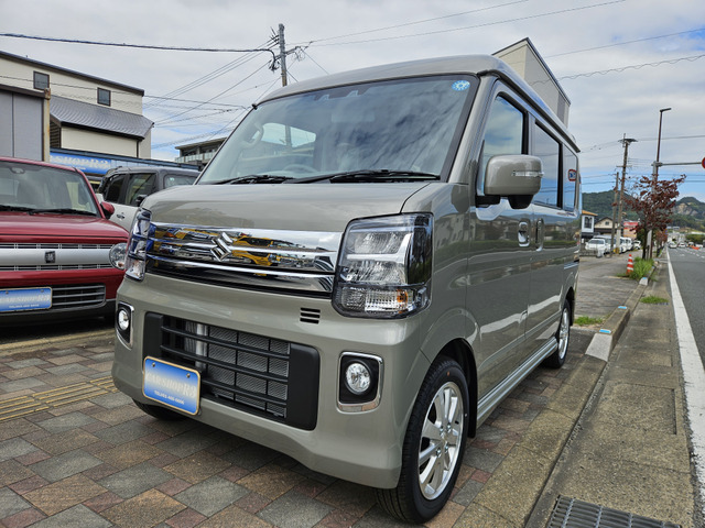 エブリイワゴン PZターボ ハイルーフ 届出済未使用車 ディスプレイオーディオ