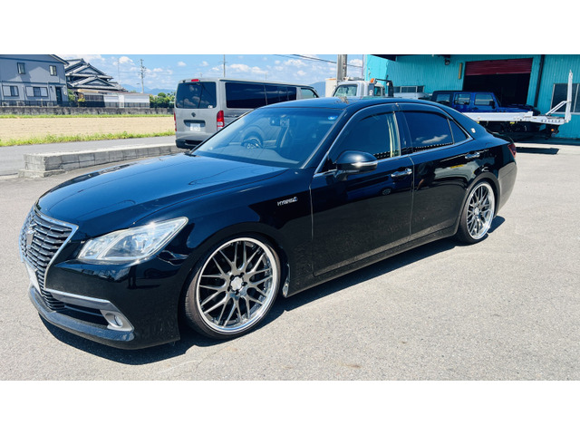 クラウン ハイブリッド 2.5 ロイヤルサルーン 新品車高調workホイール