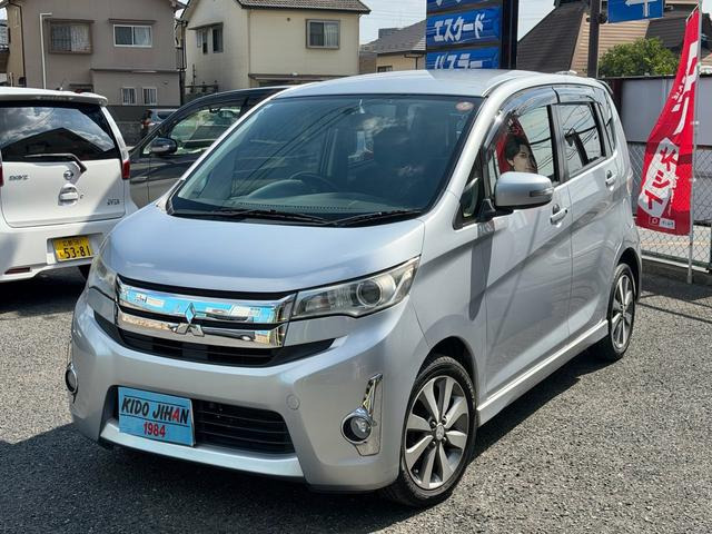 eKカスタム T ターボ 社外ナビ ETC バックモニター