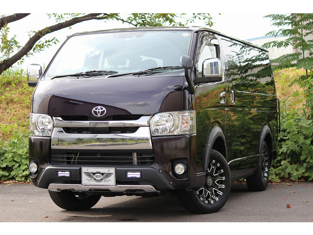 ハイエースバン 2.8 スーパーGL ダークプライムII ロング ディーゼル 4WD ETC ベット...