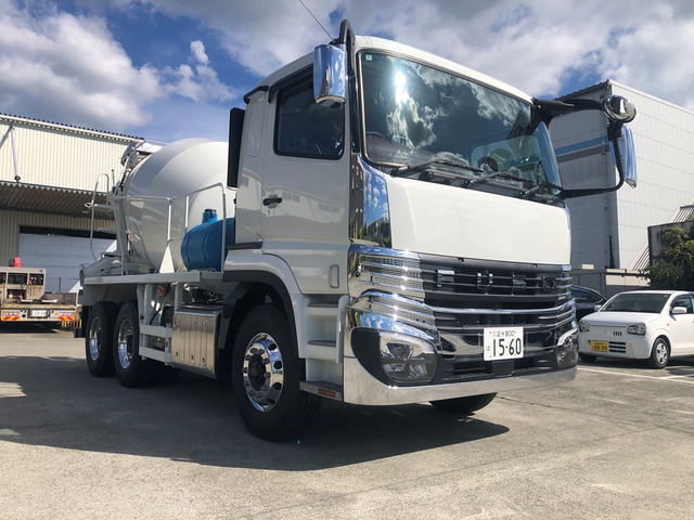 スーパーグレート ミキサー車 未使用車 カヤバ メッキ多数