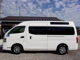 NV350キャラバン  チェアキャブ車いす2脚仕様アラウンドビュ