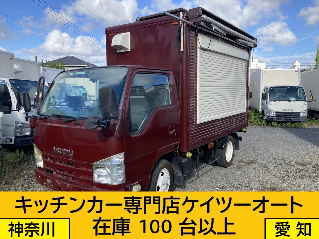 エルフ キッチンカー サッシシャッター 移動販売