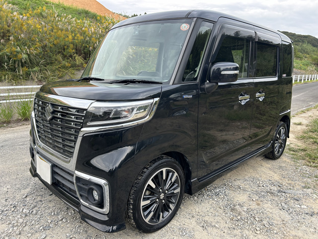 スペーシアカスタム ハイブリッド(HYBRID) XS 検9年11月まで両側パワースライドドア、