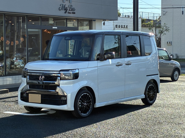N-BOXカスタム ターボ コーディネートスタイル 2トーン 9インチホンダコネクトナビ/...